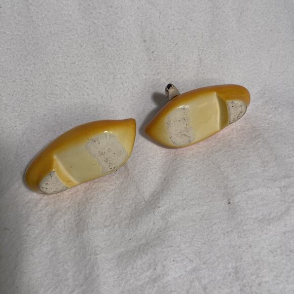 Vintage 1930 Cicada Art Deco Ceramic on Ceramic Shoes from Provence France - Picture 3 of 6